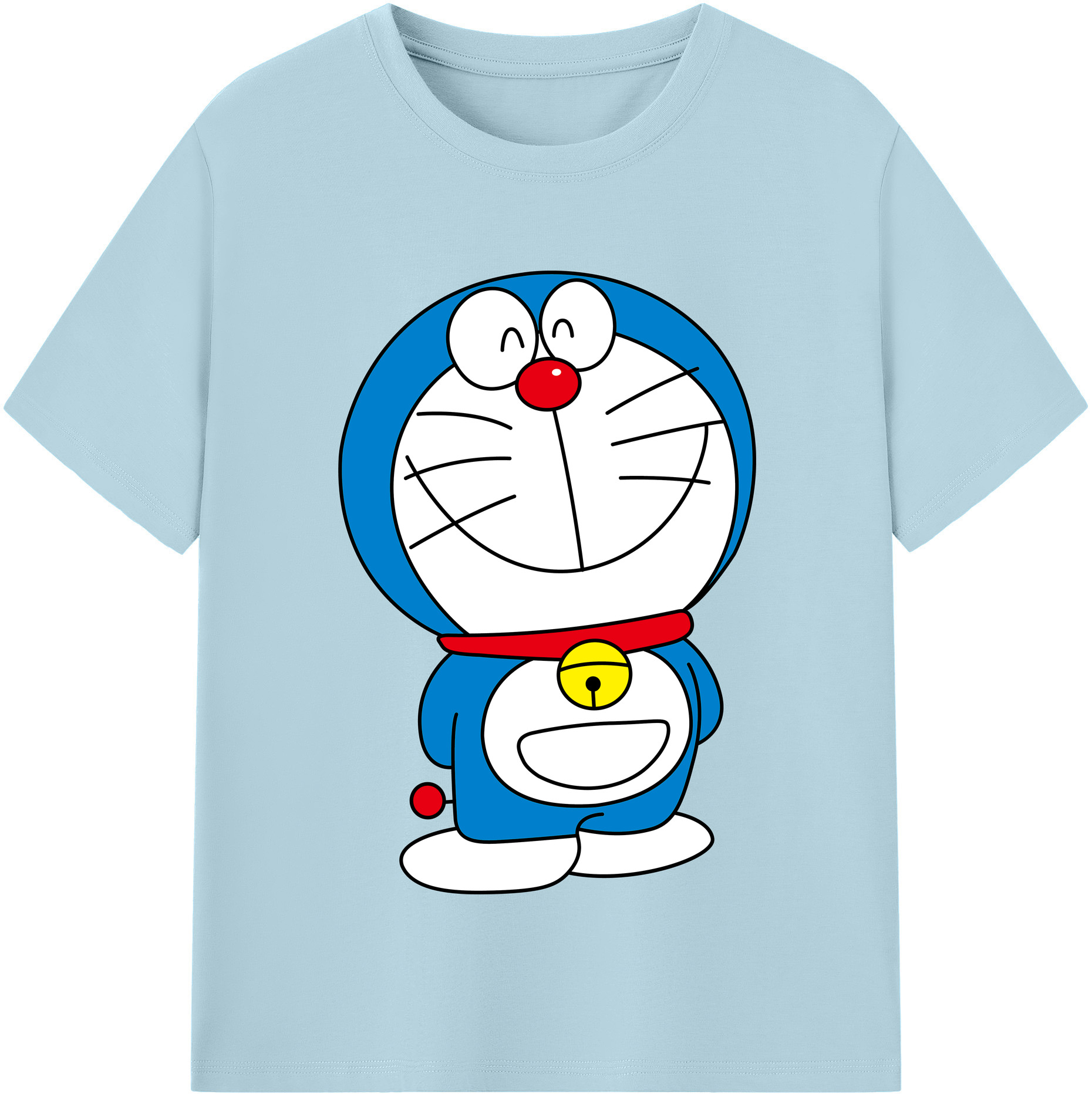 （画像用） ドラえもん Doraemon 綿100％半袖Tシャツ（フロントプリント）